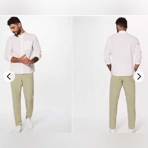 Lululemon ABC Pant Classic Chino Men Sz 36x33” Stretch Casual Tofino Sand - Picture 11 of 11
